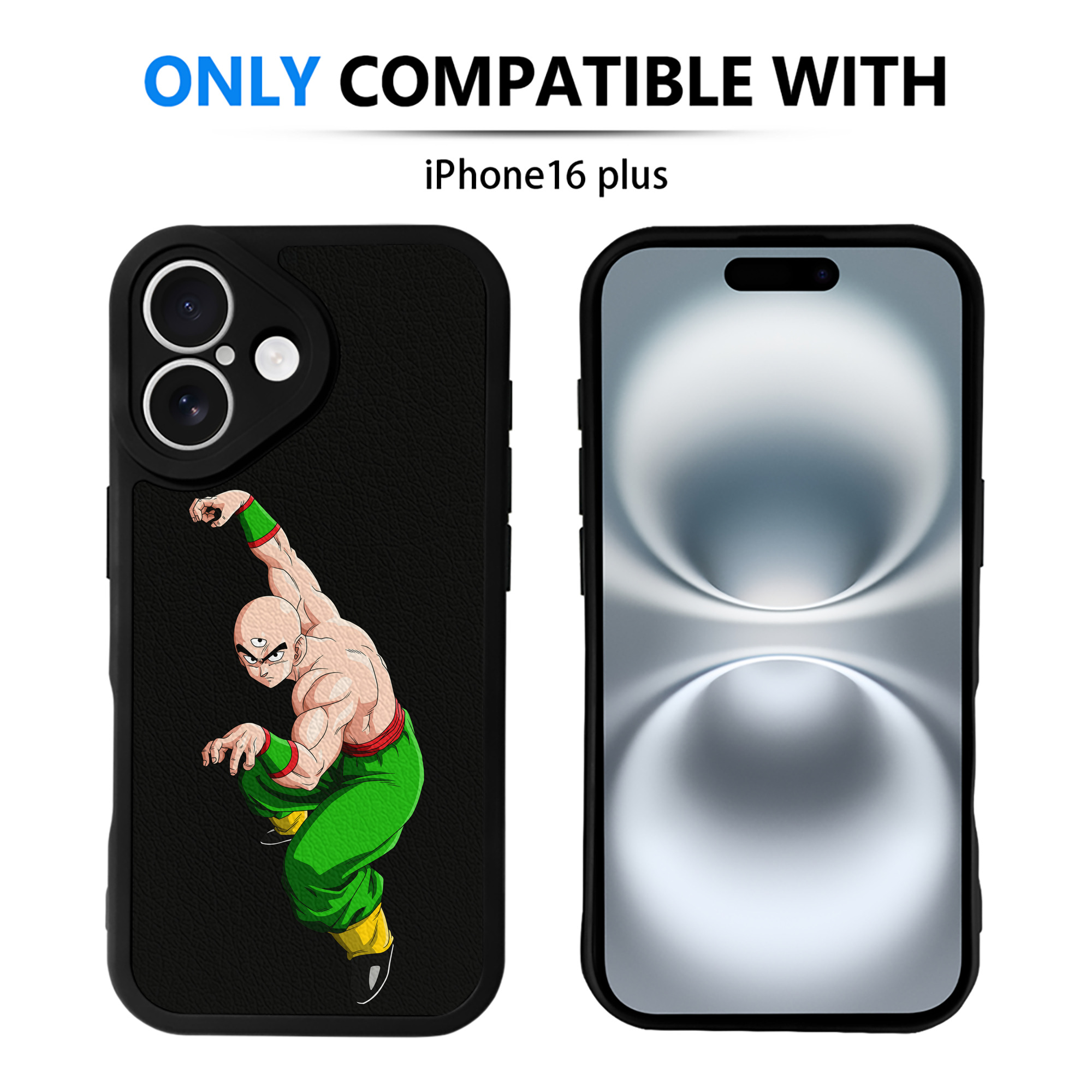 （画像用） ドラゴンボール DRAGON BALL 【iPhone 16シリーズ対応】シリコンスマホケース（レザー調） 材質：シリコン
